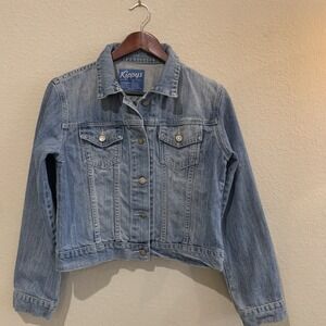 Kippys Premium Denim Jean Jacket Made In The USA Western Style Size Medium